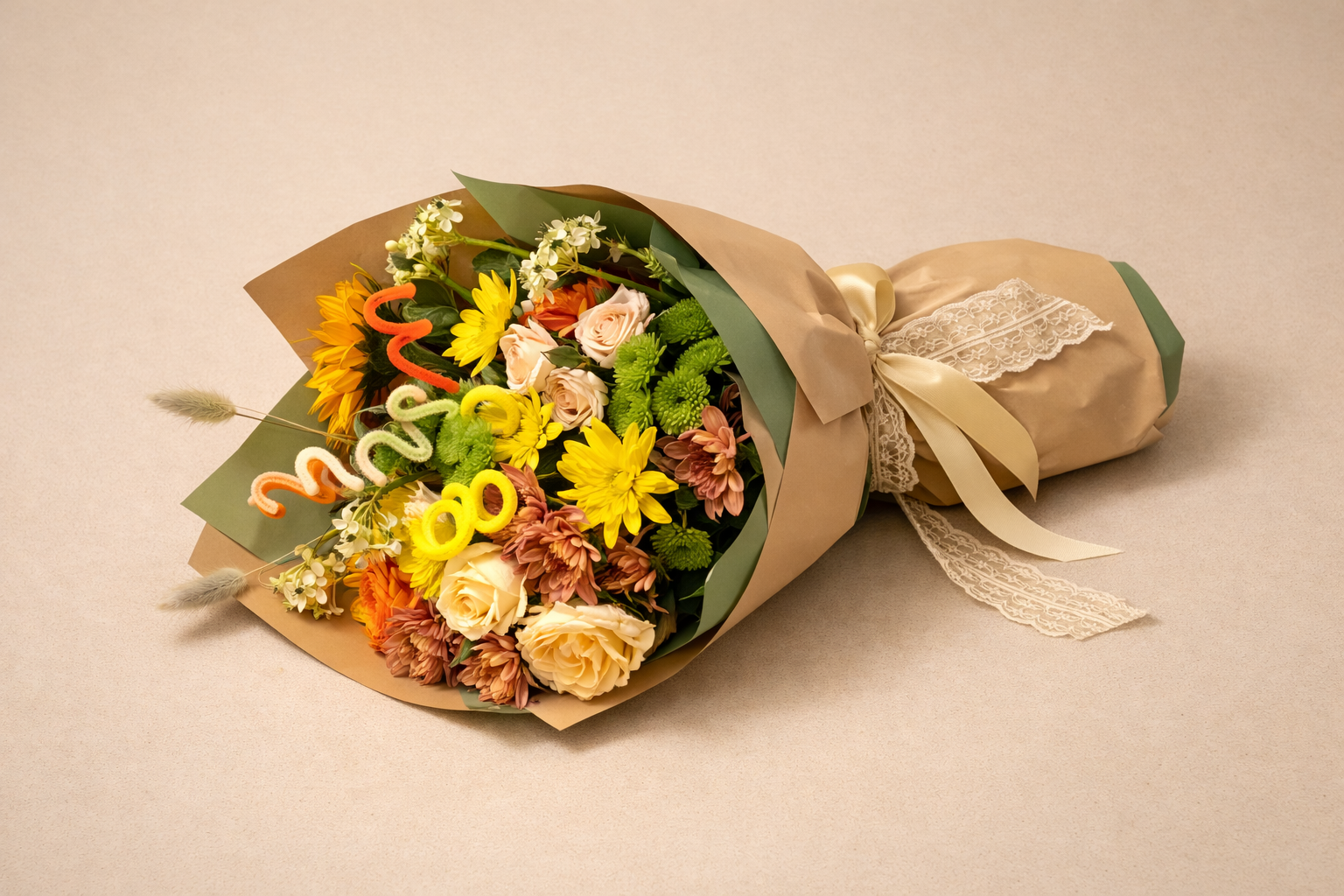Sunny Meadow - Mixed Flower Bouquet
