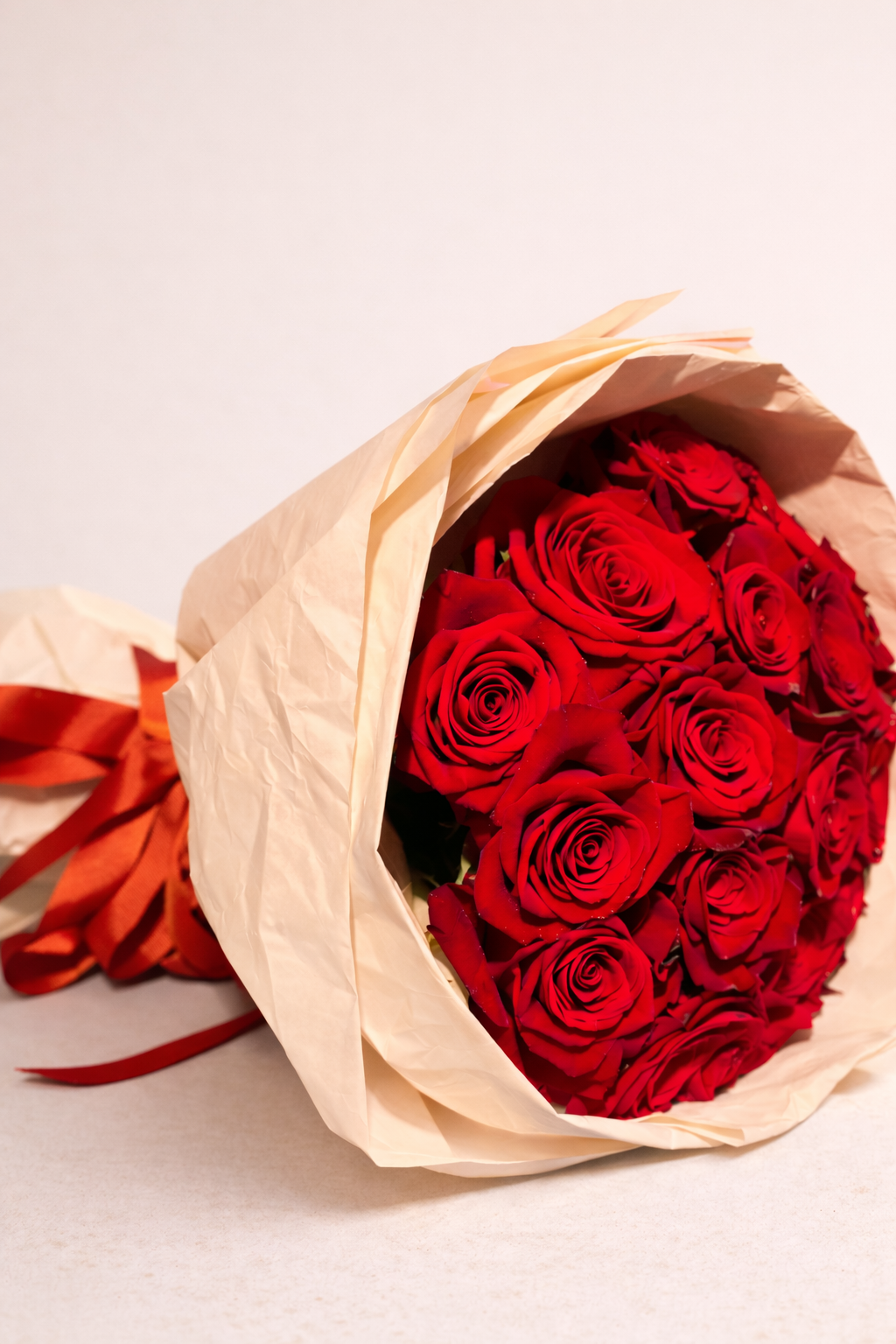 Classic Love - 15 Premium Red Roses Bouquet