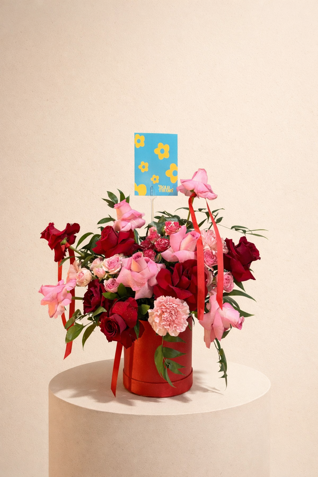 Loving Heart - Roses Variety Box Arrangement