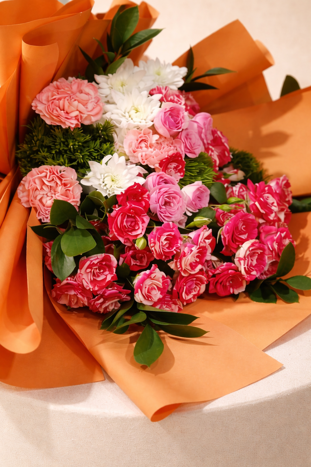 Gentle Kiss - Soft Pink Bouquet