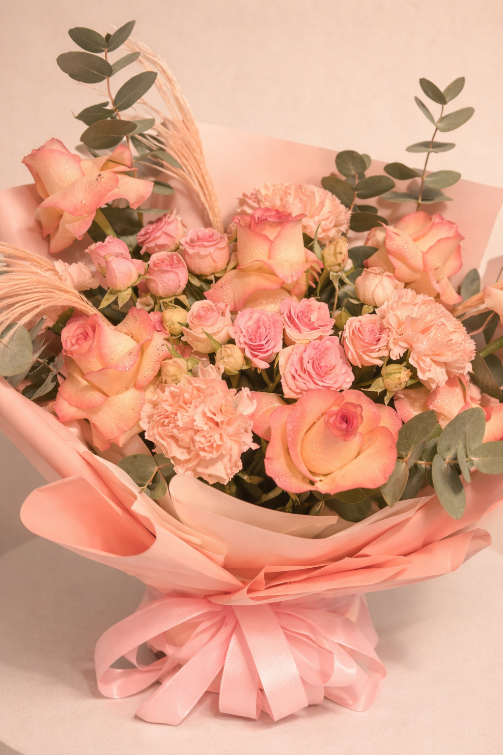 Lina - Soft Pink Rose Bouquet