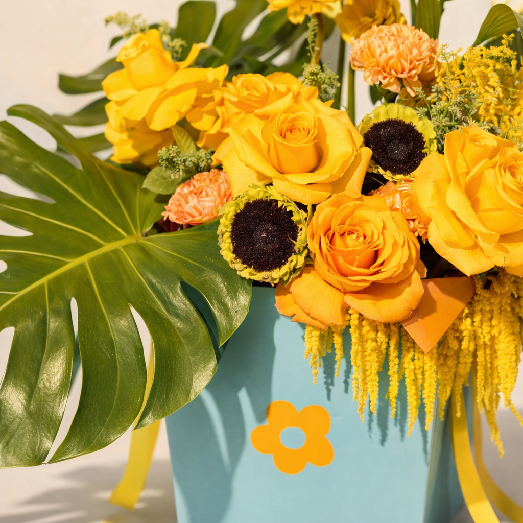 Tropical Sunrise – Signature Box Arrangement